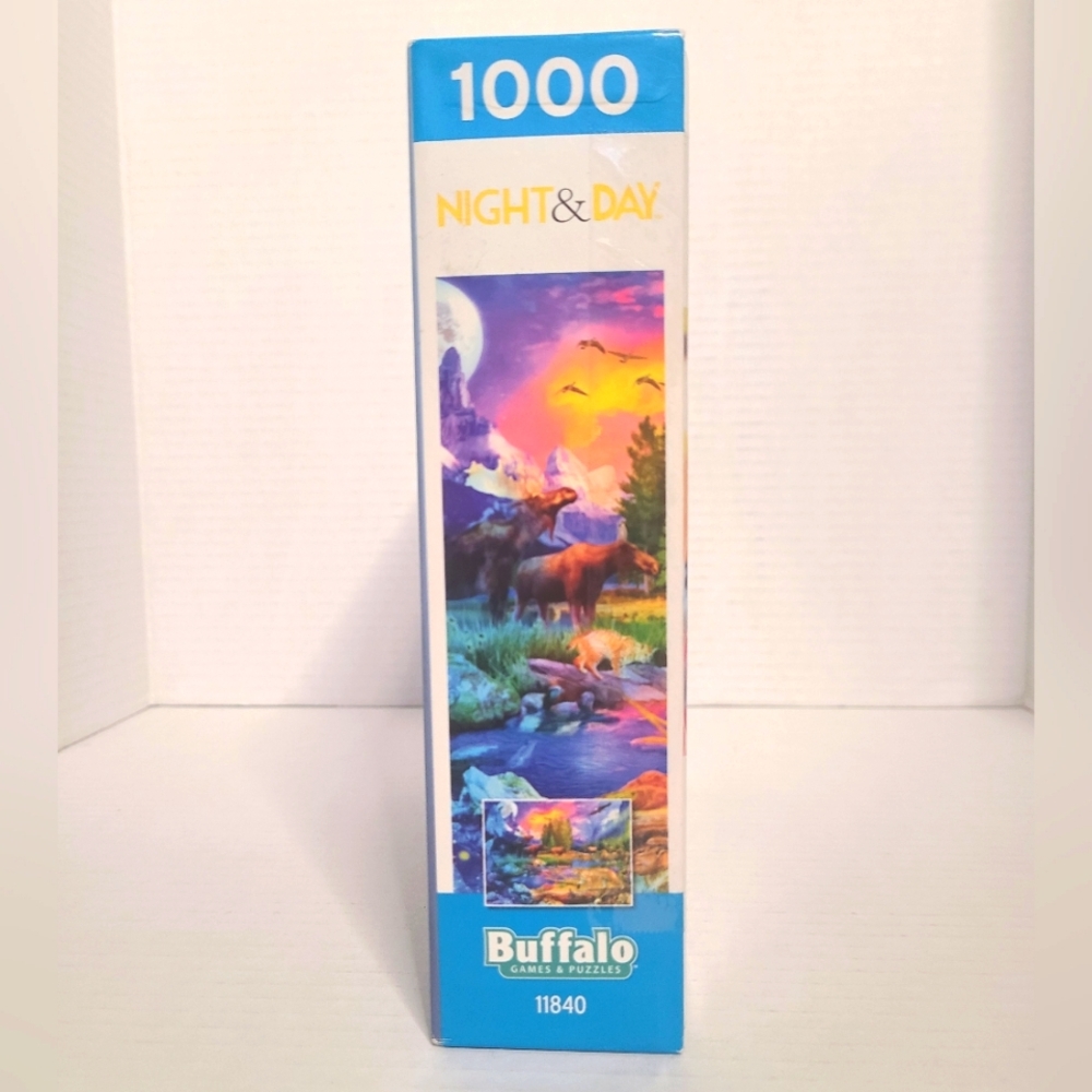 Buffalo Night & Day The Wild North 1000pc puzzle #11840 - Picture 5 of 5
